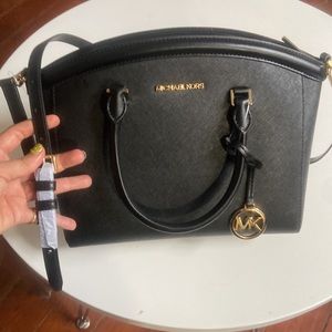 Brand new Michael Kors black Saffiano purse